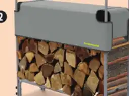 Canadian Tire Yardworks Adjustable Firewood Rack offer