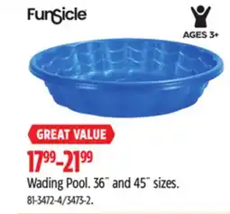 Canadian Tire Funsicle Wading Pool offer