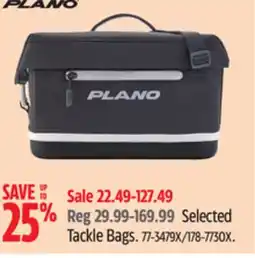 Canadian Tire Plano Selected Tackle Bags offer