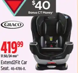 Canadian Tire Graco Extend2Fit Car Seat offer