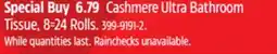 Canadian Tire Cashmere Ultra Bathroom Tissue offer