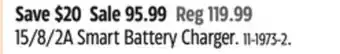 Canadian Tire MotoMaster 15/8/2A Smart Battery Charger offer