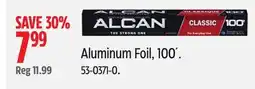 Canadian Tire Aluminum Foil, 100´ offer