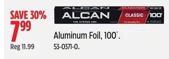 Canadian Tire Aluminum Foil, 100´ offer