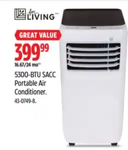 Canadian Tire For Living 5300-BTU SACC Portable Air Conditioner offer