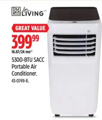 Canadian Tire For Living 5300-BTU SACC Portable Air Conditioner offer