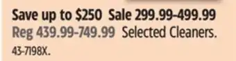 Canadian Tire NOMA Selected Cleaners offer