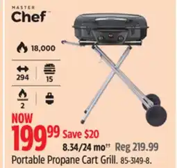 Canadian Tire MASTER Chef Portable Propane Cart Grill offer
