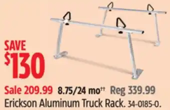 Canadian Tire Erickson Aluminum Truck Rack offer