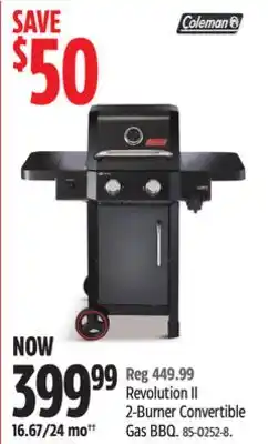 Canadian Tire Coleman Revolution II 2-Burner Convertible offer