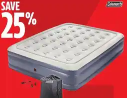 Canadian Tire Coleman Queen Double-High Air Bed with AC Air Pump and Storage Bag Included offer
