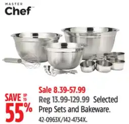 Canadian Tire MASTERCHEF Selected Prep Sets and Bakeware offer