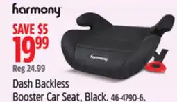 Canadian Tire Harmony Dash Backless Booster Car Seat, Black offer