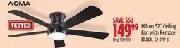 Canadian Tire NOMA Milton 52˝ Ceiling Fan with Remote offer