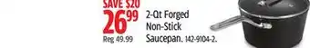 Canadian Tire Heritage 2-Qt Forged Non-Stick Saucepan offer
