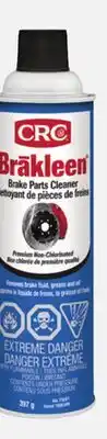Canadian Tire CRC Brakleen Non-Chlorinated Brake Parts Cleaner, 397g offer