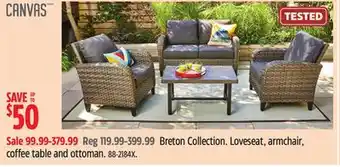 Canadian Tire Canvas Breton Collection offer