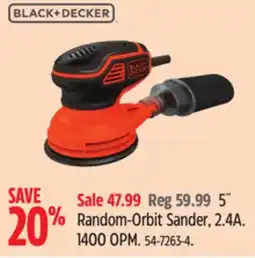 Canadian Tire Black-Decker 5˝ Random-Orbit Sander offer