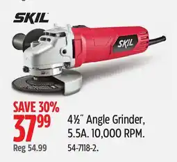 Canadian Tire 41⁄2˝ Angle Grinder offer