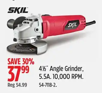 Canadian Tire 41⁄2˝ Angle Grinder offer