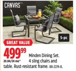 Canadian Tire Minden Dining Set offer