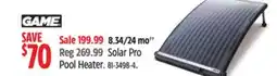 Canadian Tire Solar Pro Pool Heater offer