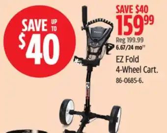 Canadian Tire Matrix EZ Fold 4-Wheel Cart offer