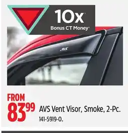 Canadian Tire AVS Vent Visor, Smoke, 2-Pc offer