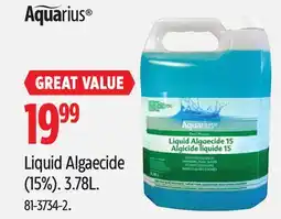 Canadian Tire Aquarius Liquid Algaecide offer