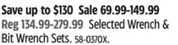 Canadian Tire Maximum Selected Wrench & Bit wrench Set offer