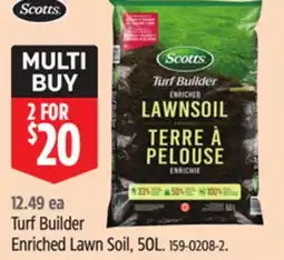Canadian Tire Scotts Turf Builder Enriched Lawn Soil, 50L offer