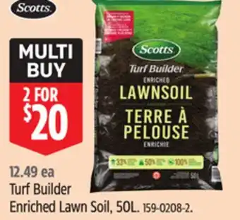 Canadian Tire Scotts Turf Builder Enriched Lawn Soil, 50L offer