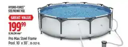 Canadian Tire Hydro-force Pro Max Steel Frame Pool offer