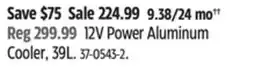 Canadian Tire MOBICOOL 12V Power Aluminum Cooler offer