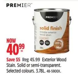 Canadian Tire Premier Exterior Wood Stain offer