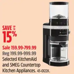 Canadian Tire Smeg Selected KitchenAid and SMEG Countertop Kitchen Appliances offer