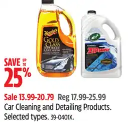 Canadian Tire Car Cleaning and Detailing Products offer