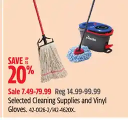 Canadian Tire Frank Selected Cleaning Supplies and Vinyl Gloves offer