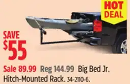 Canadian Tire Erickson Big Bed Jr. Hitch-Mounted Rack offer