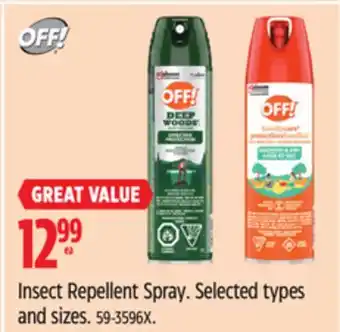 Canadian Tire Insect Repellent Spray offer