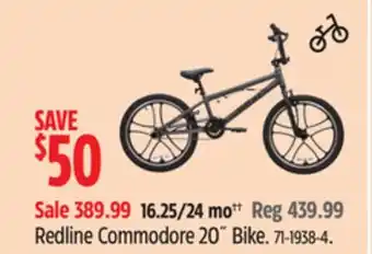 Canadian Tire Redline Commodore 20˝ Bike offer