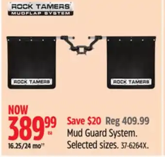 Canadian Tire Mud Guard System offer