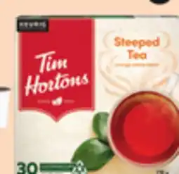 Canadian Tire Tim Horton's Steeped Tea K-Cup Pods offer
