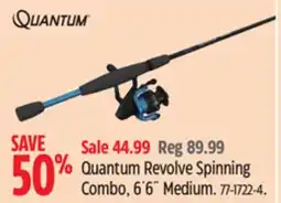 Canadian Tire Zebco Quantum Revolve Spinning Combo, 6´6˝ Medium offer