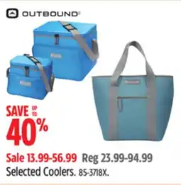 Canadian Tire Outbound Selected Coolers offer