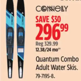 Canadian Tire Connelly Quantum Combo Adult Water Skis offer