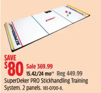 Canadian Tire SuperDeker PRO Stickhandling Training System offer