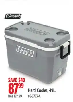 Canadian Tire Coleman Hard Cooler offer
