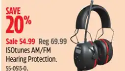 Canadian Tire ISOtunes AM/FM Hearing Protection offer