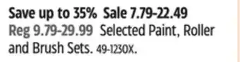 Canadian Tire Premier Selected Paint offer